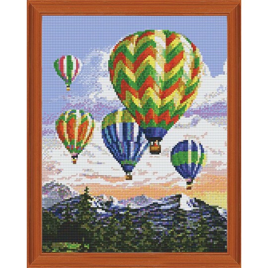 PixelHobby Hot Air Balloons Mosaic Art Kit, Color: Multi | Michaels PixelHobby Hot Air Balloons Mosaic Art Kit, Color: Multi | Michaels